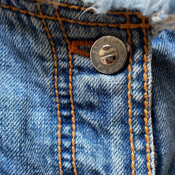 Vintage 90‘s flared jeans ESCADA EU36 like 26/27 low waist Cowgirl wide - Picture 3 of 7